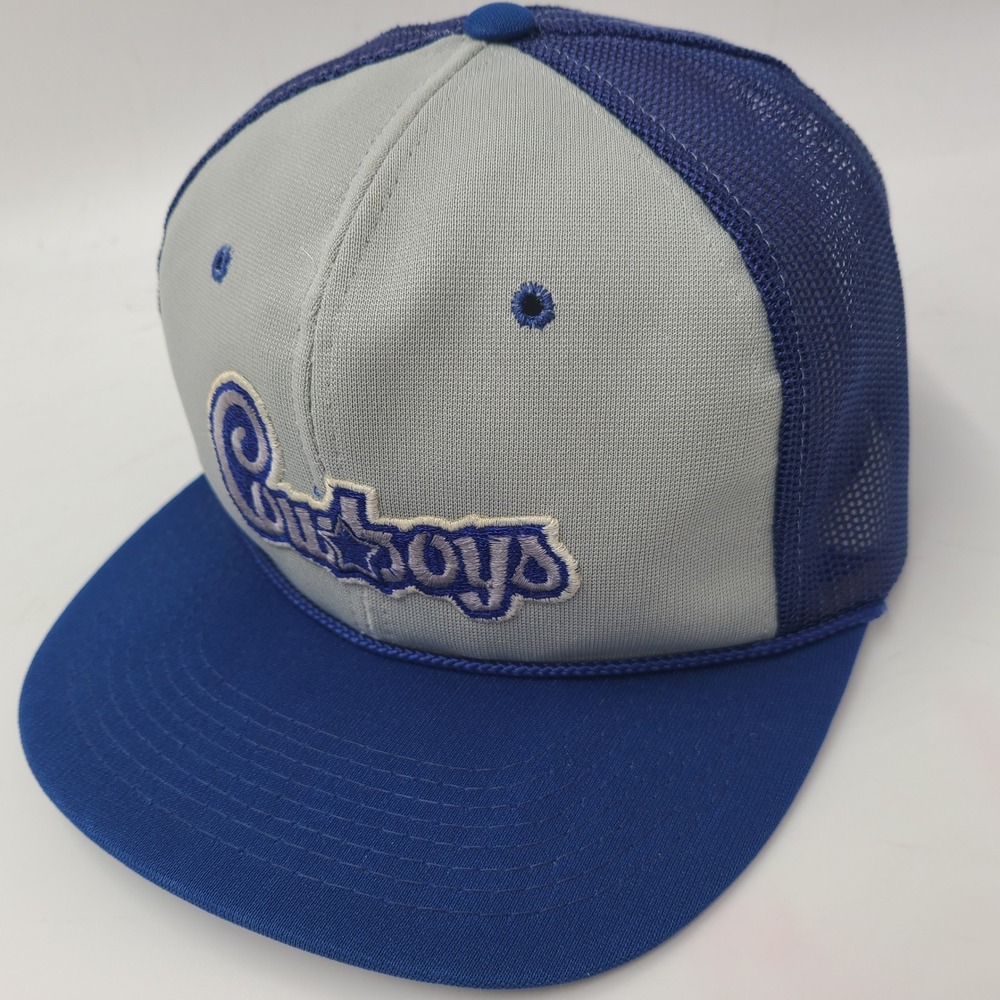 Vintage Dallas Cowboys Hat Snapback (Fits Small) Trucker Mesh Sports Specialties